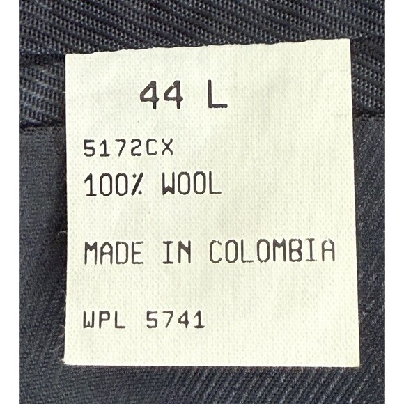 Men’s Wool Tweed Houndstooth Blazer Tailored Sport Coat Fully Lined Classic 44L - Picture 6 of 10